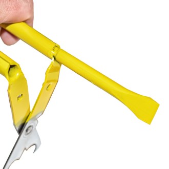 Wabenzieher-Zange mit Stockmeißel Gelb